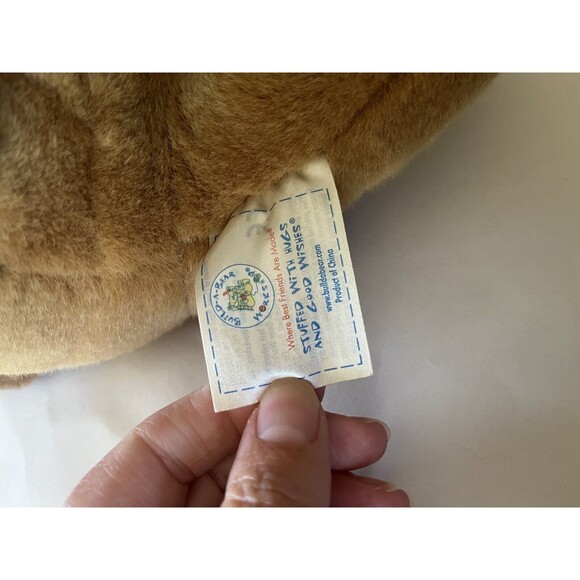 Build a Bear Workshop Retired Brown Sugar Plush Stuffed Puppy Dog 11" Tall - Picture 7 of 7